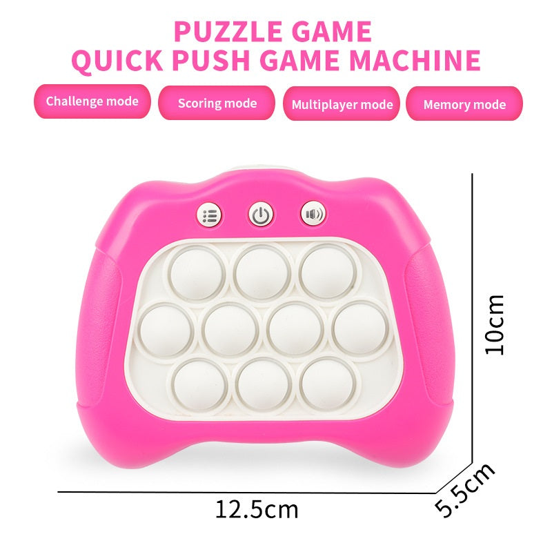 Electronic Light Up Pop Quick Push Game