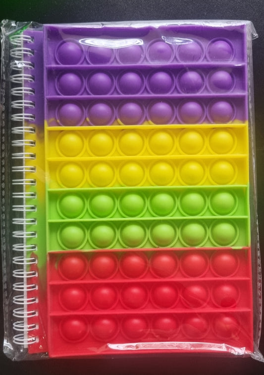 A5 Purple Rainbow Notebook