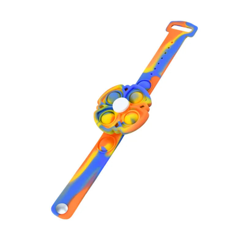 Orange/Blue Fidget Pop Bracelet