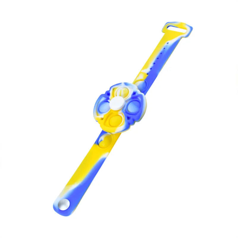 Blue/Yellow Fidget Pop Bracelet